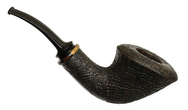 American Estate Jody Davis Sandblasted Bent Dublin (Pipes & Tobaccos Magazine Pipe of the Year) (Friar) (C) (30/50) (2009)