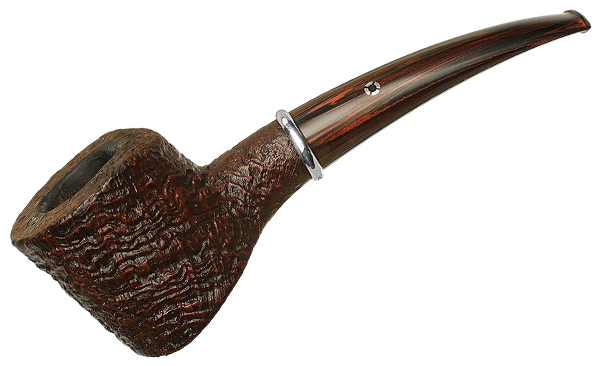 American Estate Larry Roush Sandblasted Bent Pot with Silver (S2) (960) (2004)