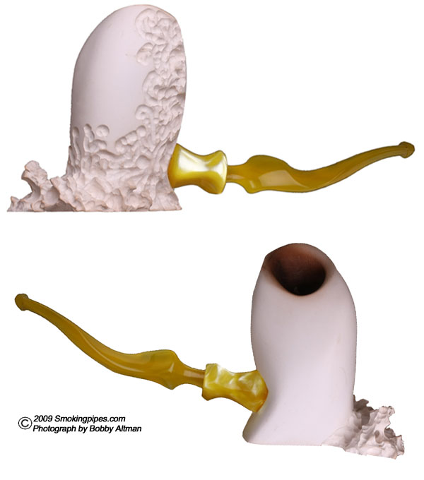 American Estate Micoli Meerschaum Spot Carved Freehand (with Box) (1975)