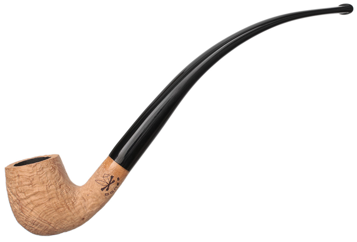 Chris Morgan Bones St. Patrick's Day Sandblasted Churchwarden (Unsmoked) Tobacco  Pipe