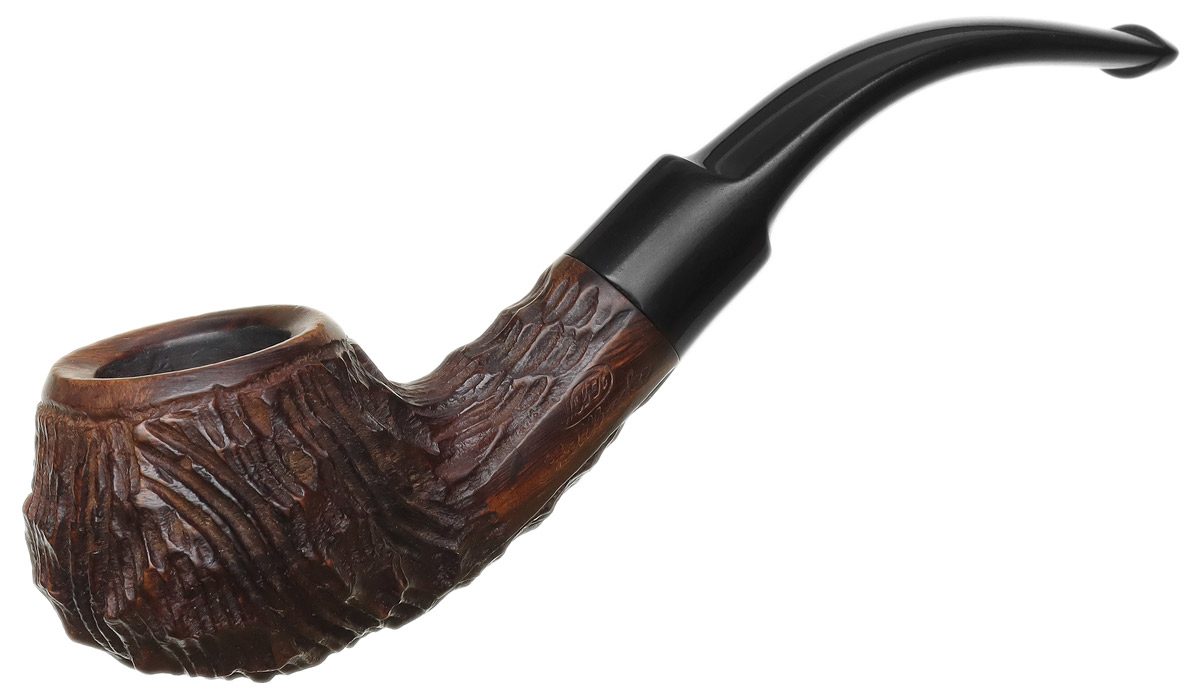 Weber Shellbrooke Carved Bent Pot Tobacco Pipe