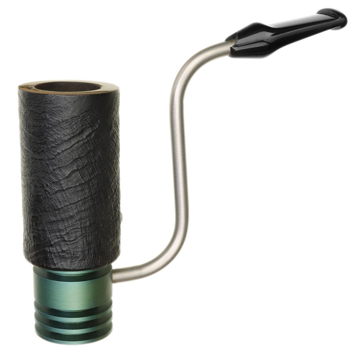 H. Wiebe Radiator Sandblasted Poker Tobacco Pipe