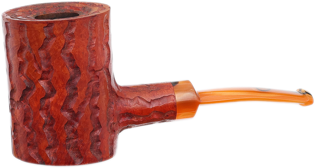 Joe Case Carved Poker (2017) Tobacco Pipe