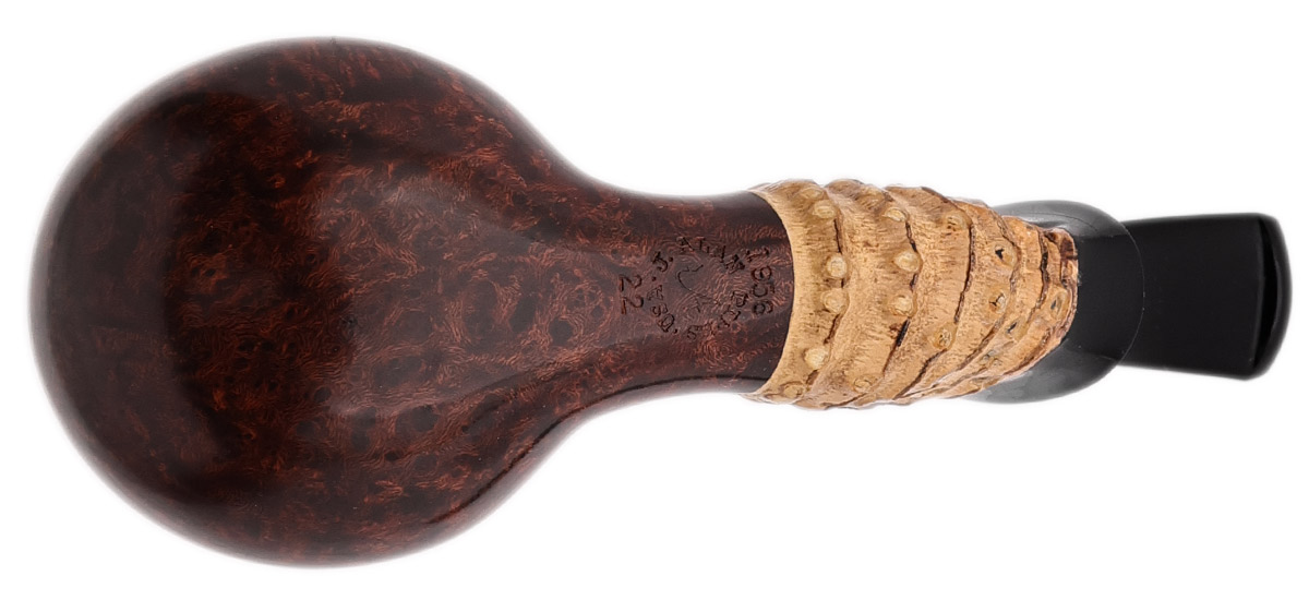 American Estate J. Alan Smooth Bent Apple with Bamboo (1956) (2022) (Unsmoked)