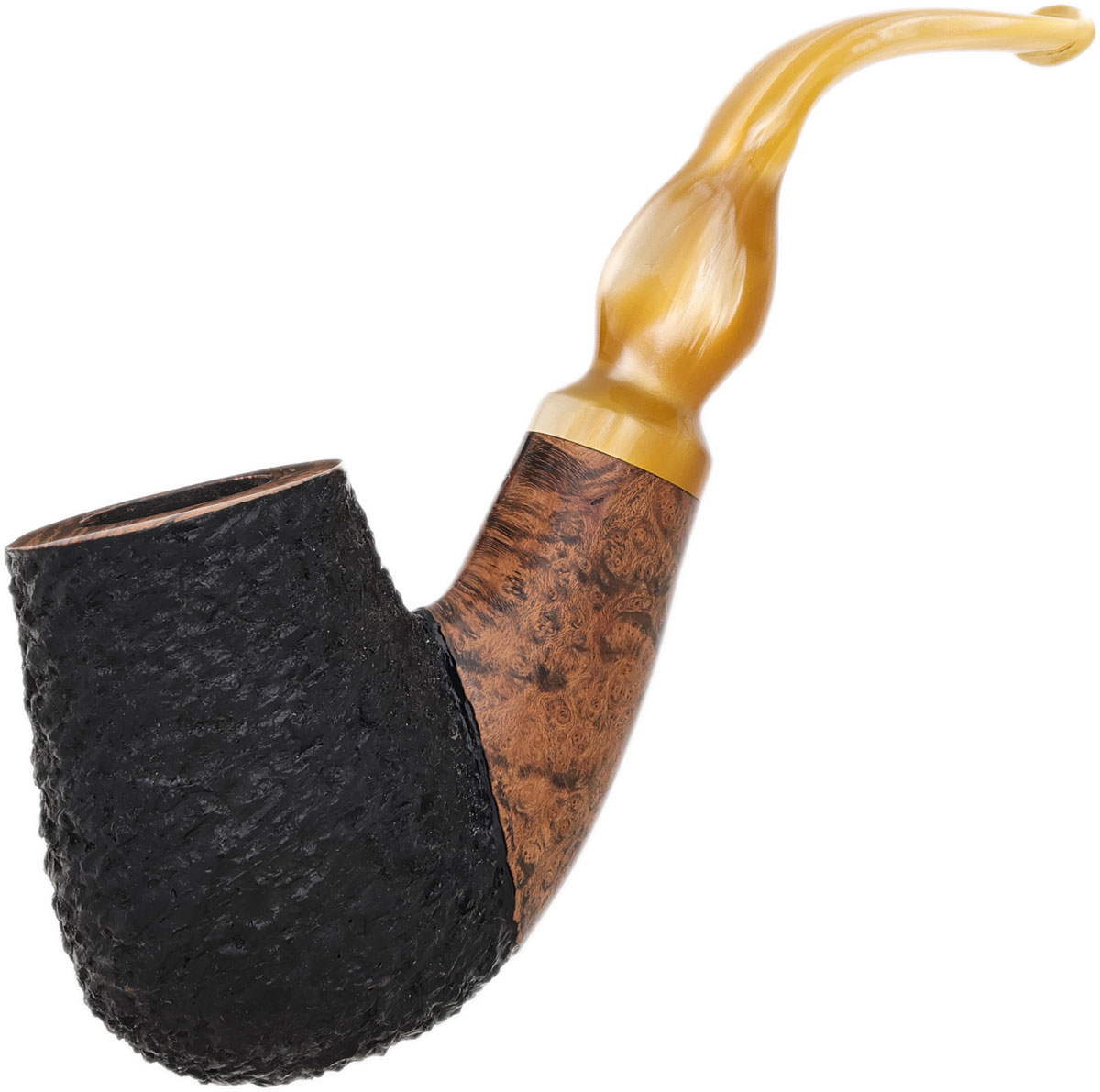 American Estate J.M. Boswell Jumbo Partially Rusticated Bent Billiard (2020)