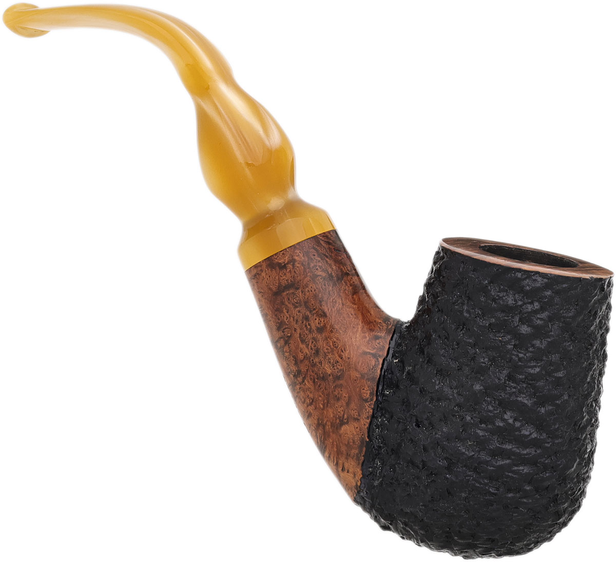 American Estate J.M. Boswell Jumbo Partially Rusticated Bent Billiard (2020)