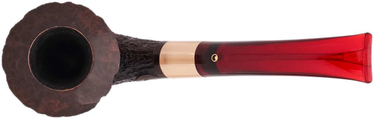 American Estate J.T. Cooke Sandblasted Calabash with Brass (Personal Pipe) (Unsmoked)
