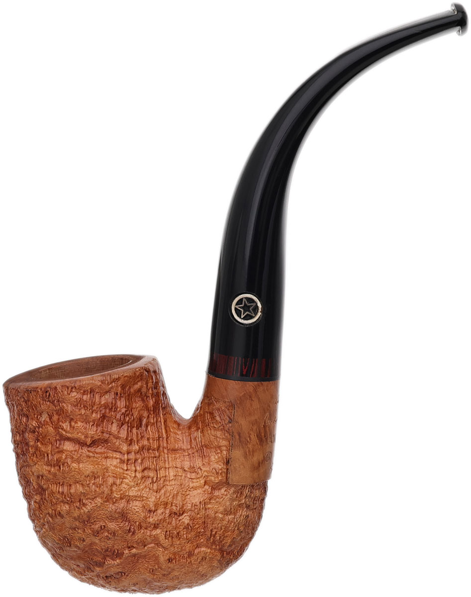 American Estate Mark Tinsky Tan Sandblasted Bent Billiard (4) (OGB) (One Star) (2021) (Unsmoked)