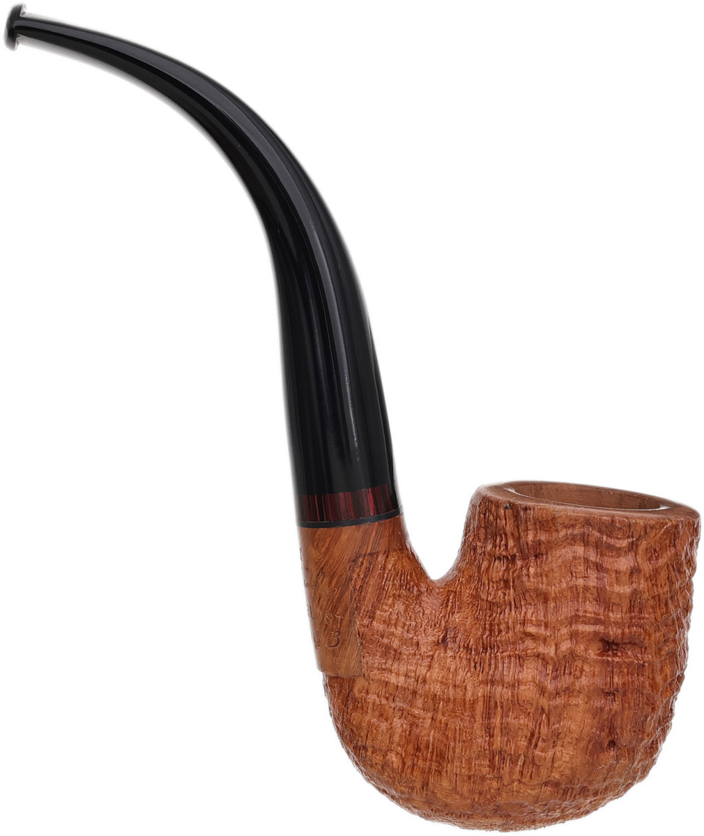 American Estate Mark Tinsky Tan Sandblasted Bent Billiard (4) (OGB) (One Star) (2021) (Unsmoked)
