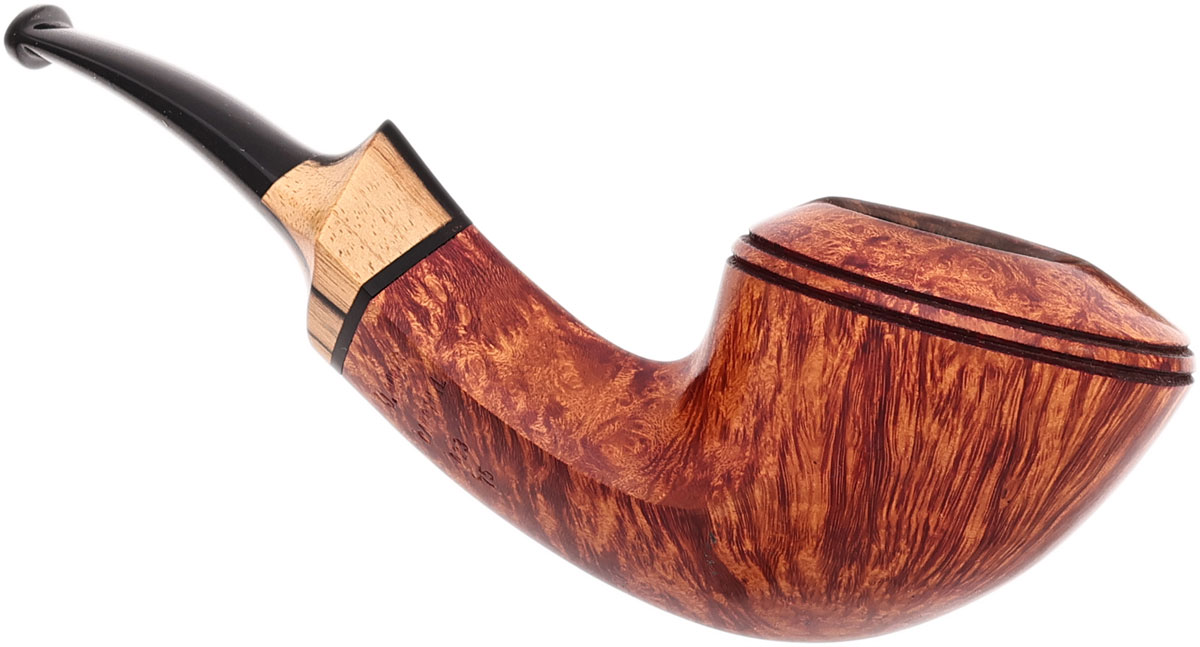 American Estate Jody Davis Smooth Bent Bulldog with Black and White Ebony (Cardinal) (A) (2023) (75)