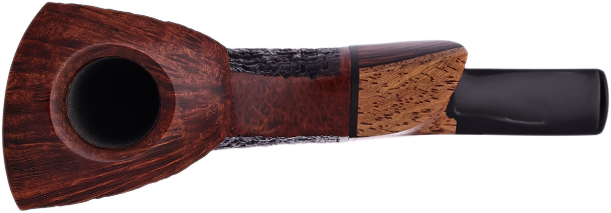 American Estate Jody Davis Partially Sandblasted Paneled Horn with Cocobolo (Abbott) (A) (27) (2008) (Unsmoked)