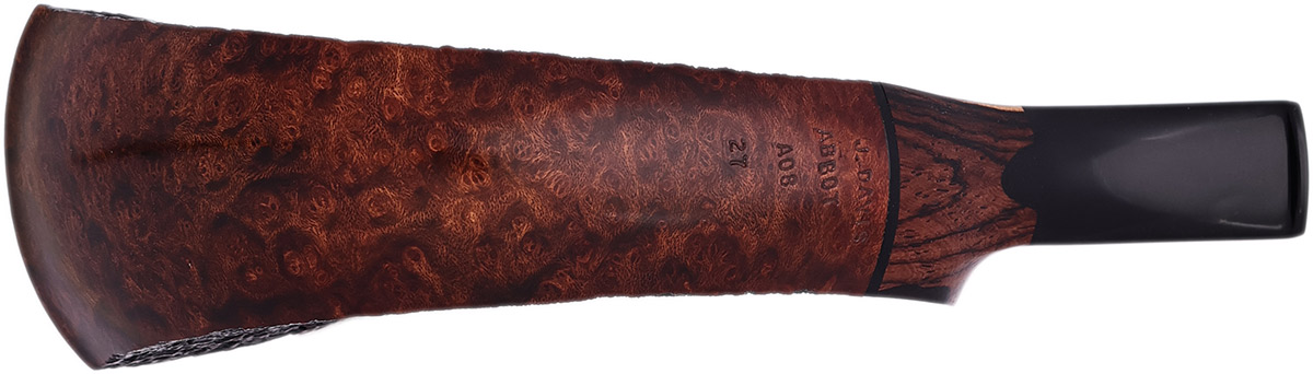 American Estate Jody Davis Partially Sandblasted Paneled Horn with Cocobolo (Abbott) (A) (27) (2008) (Unsmoked)