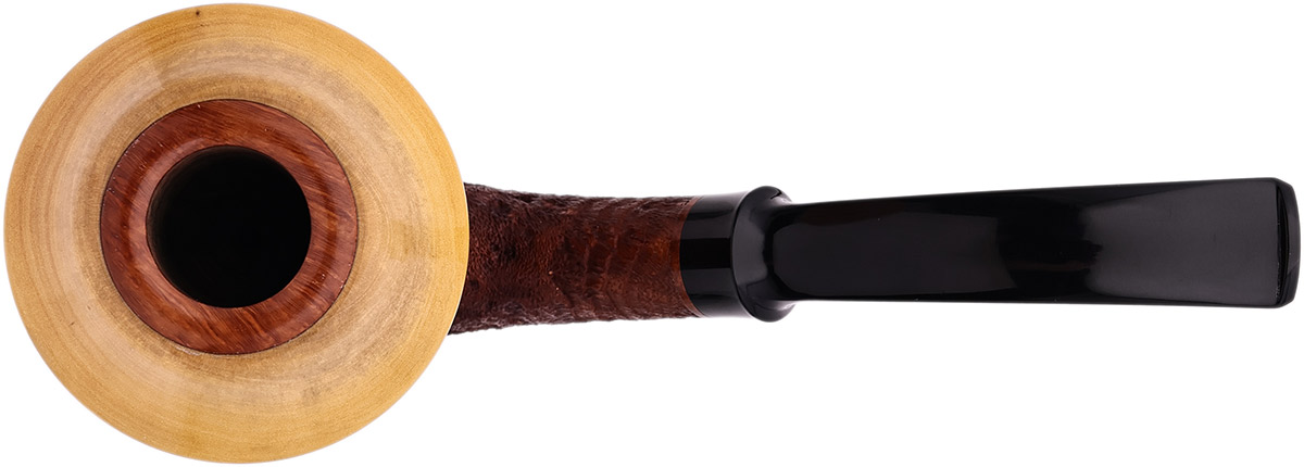 American Estate J. Alan Sandblasted Calabash with Boxwood Cap (964) (2014)