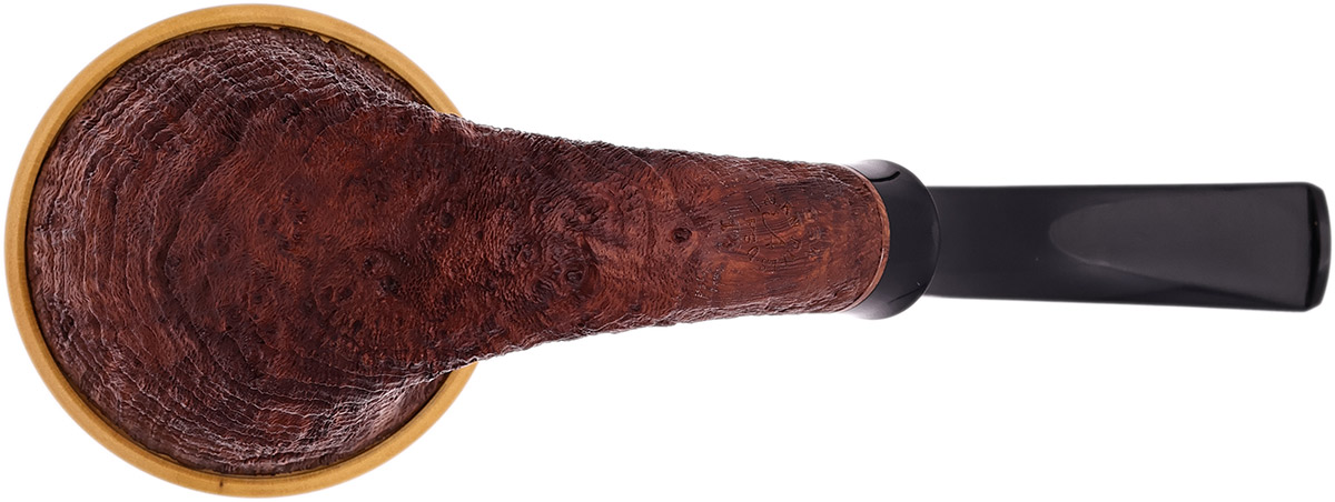 American Estate J. Alan Sandblasted Calabash with Boxwood Cap (964) (2014)