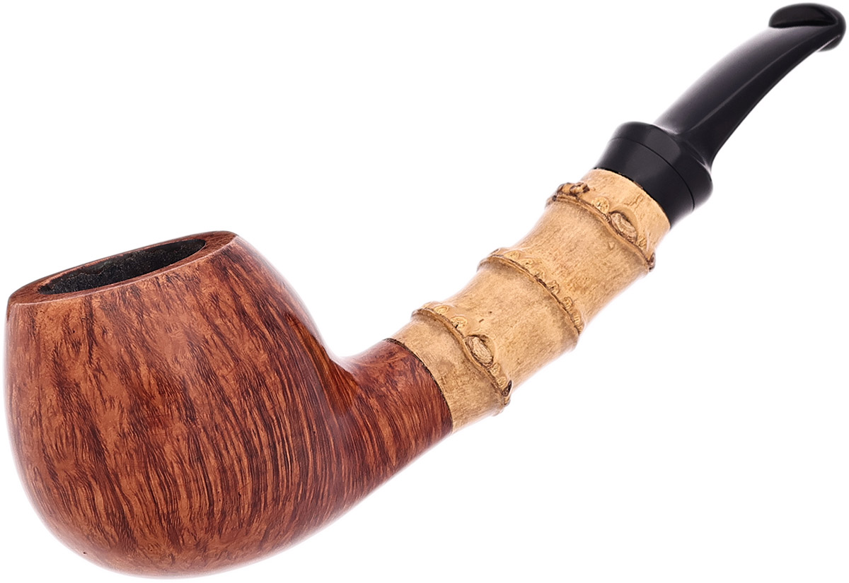 American Estate Ian Fisher Smooth Bent Apple with Bamboo (2024) (Unsmoked)