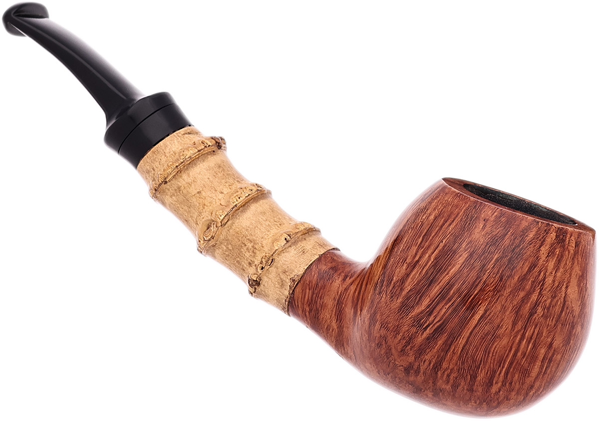American Estate Ian Fisher Smooth Bent Apple with Bamboo (2024) (Unsmoked)