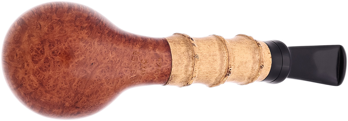 American Estate Ian Fisher Smooth Bent Apple with Bamboo (2024) (Unsmoked)