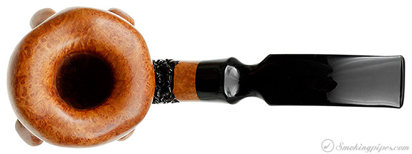 Walt Cannoy Partially Rusticated Wax Drip (060902) (Unsmoked) Tobacco Pipe