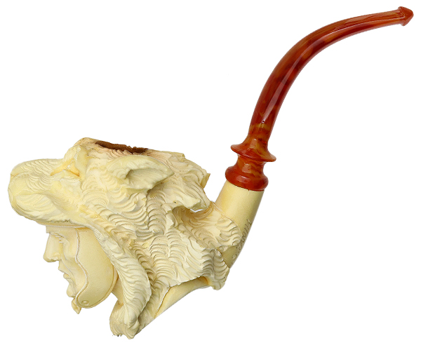 Turkish Estates S. Yanik Meerschaum Roman Soldier (with Case)