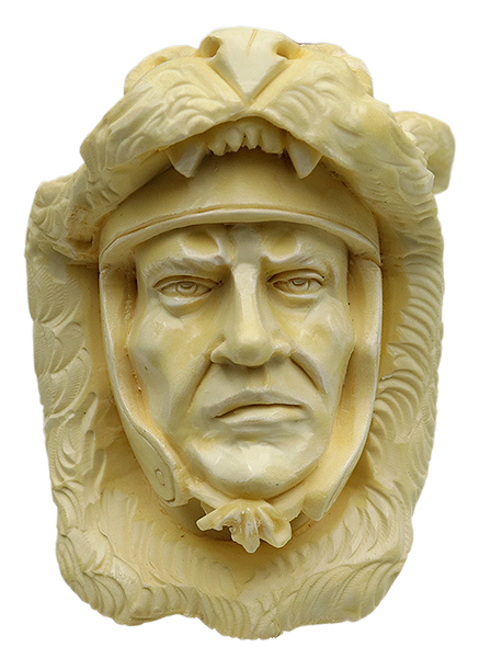 Turkish Estates S. Yanik Meerschaum Roman Soldier (with Case)