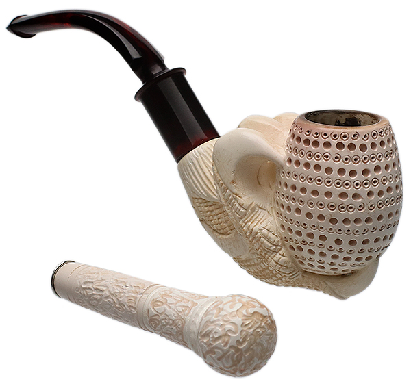 Turkish Estates M.D. Meerschaum Claw (with Tamper and Case)