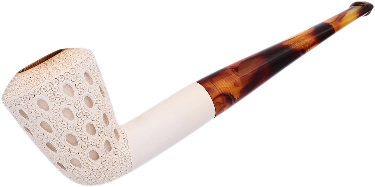Turkish Estates Unknown Meerschaum Lattice Dublin (with Case)