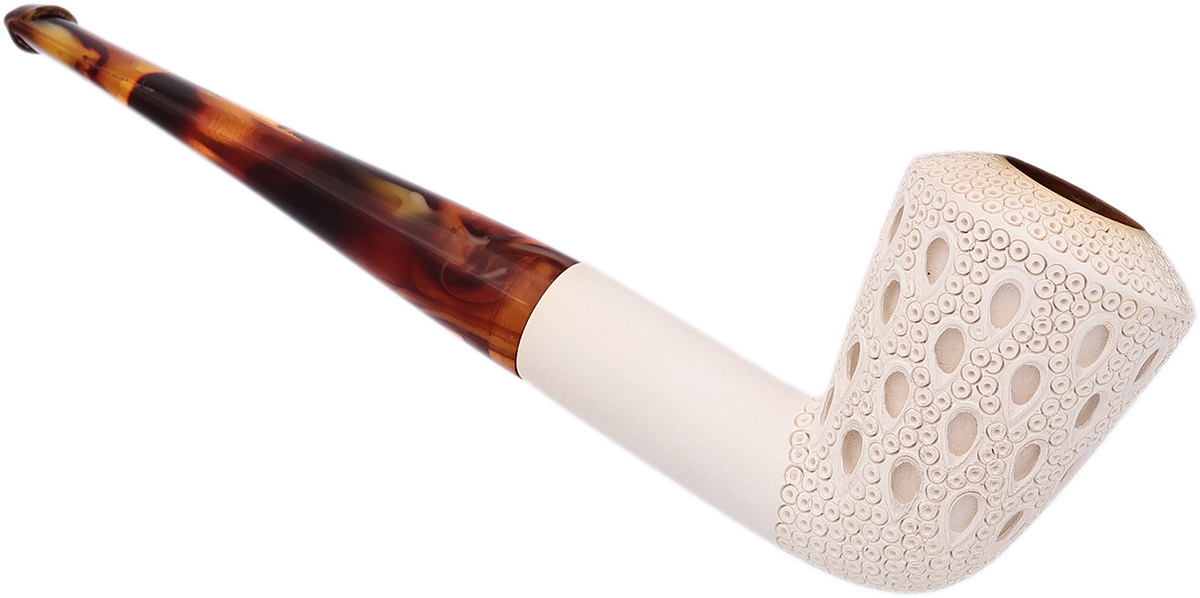 Turkish Estates Unknown Meerschaum Lattice Dublin (with Case)