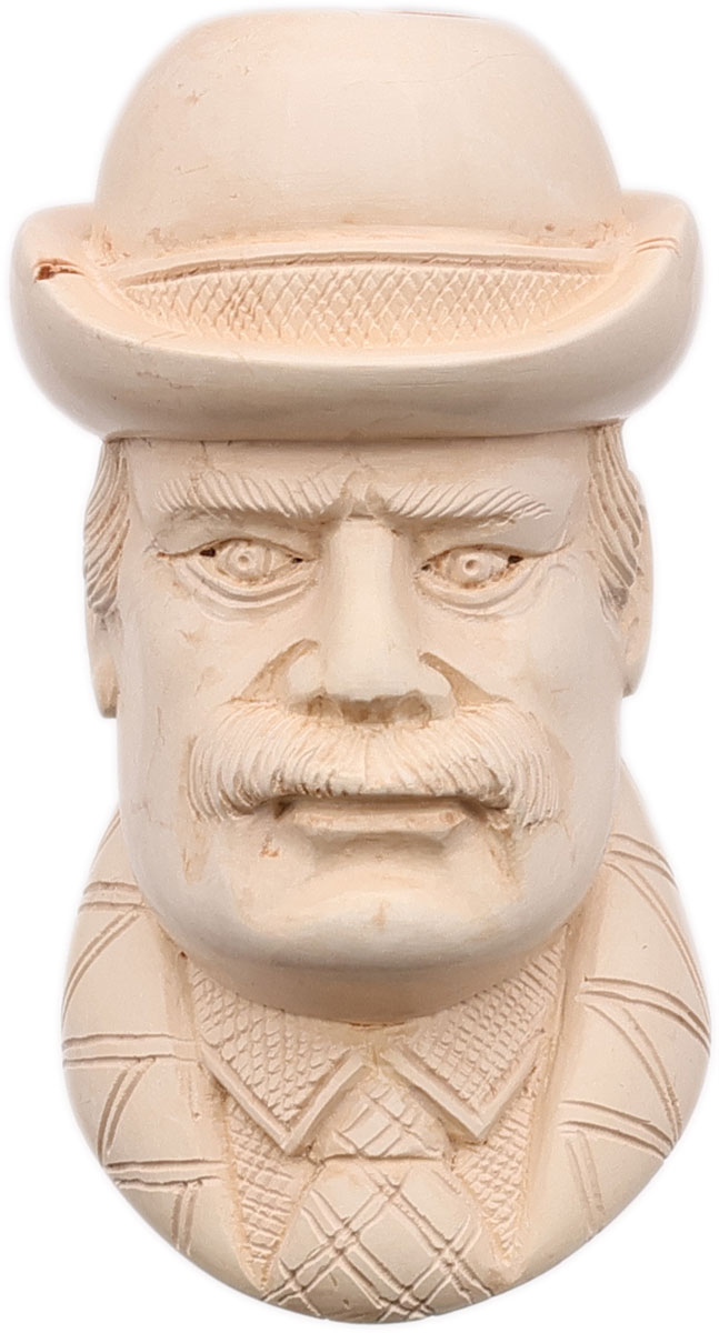 Turkish Estates I. Baglan Meerschaum Sherlock Holmes and Watson Two Pipe Set (with Case) (Unsmoked)
