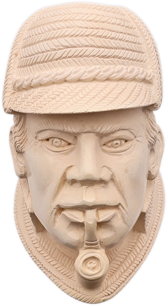 Turkish Estates I. Baglan Meerschaum Sherlock Holmes and Watson Two Pipe Set (with Case) (Unsmoked)