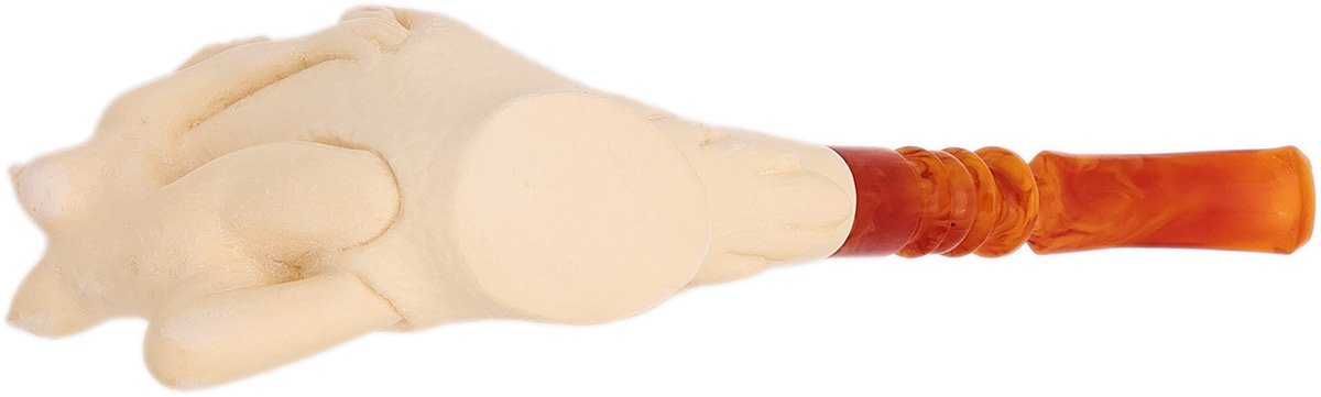 Turkish Estates AKB Meerschaum Floral Nude (Ali) (with Case) (Unsmoked)