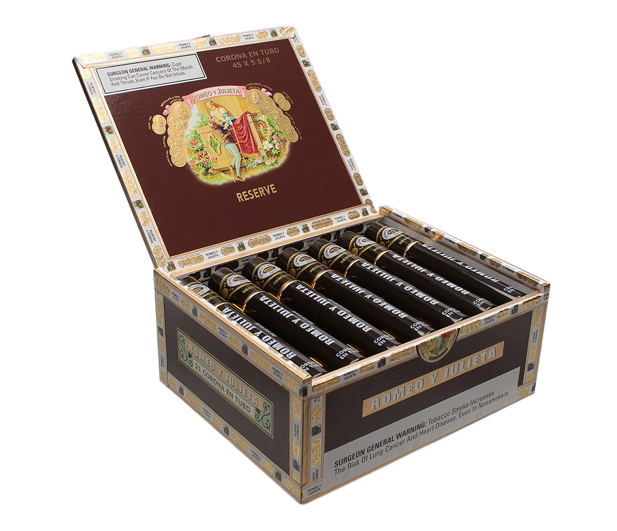 Romeo y Julieta Reserve Corona en Tubo