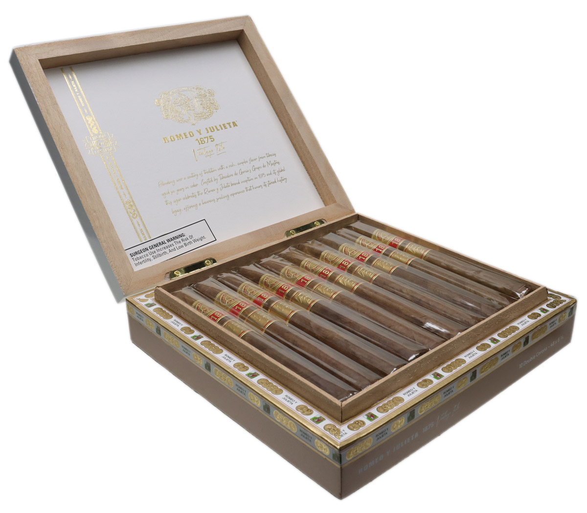 Romeo y Julieta 1875 Vintage Lote Double Corona