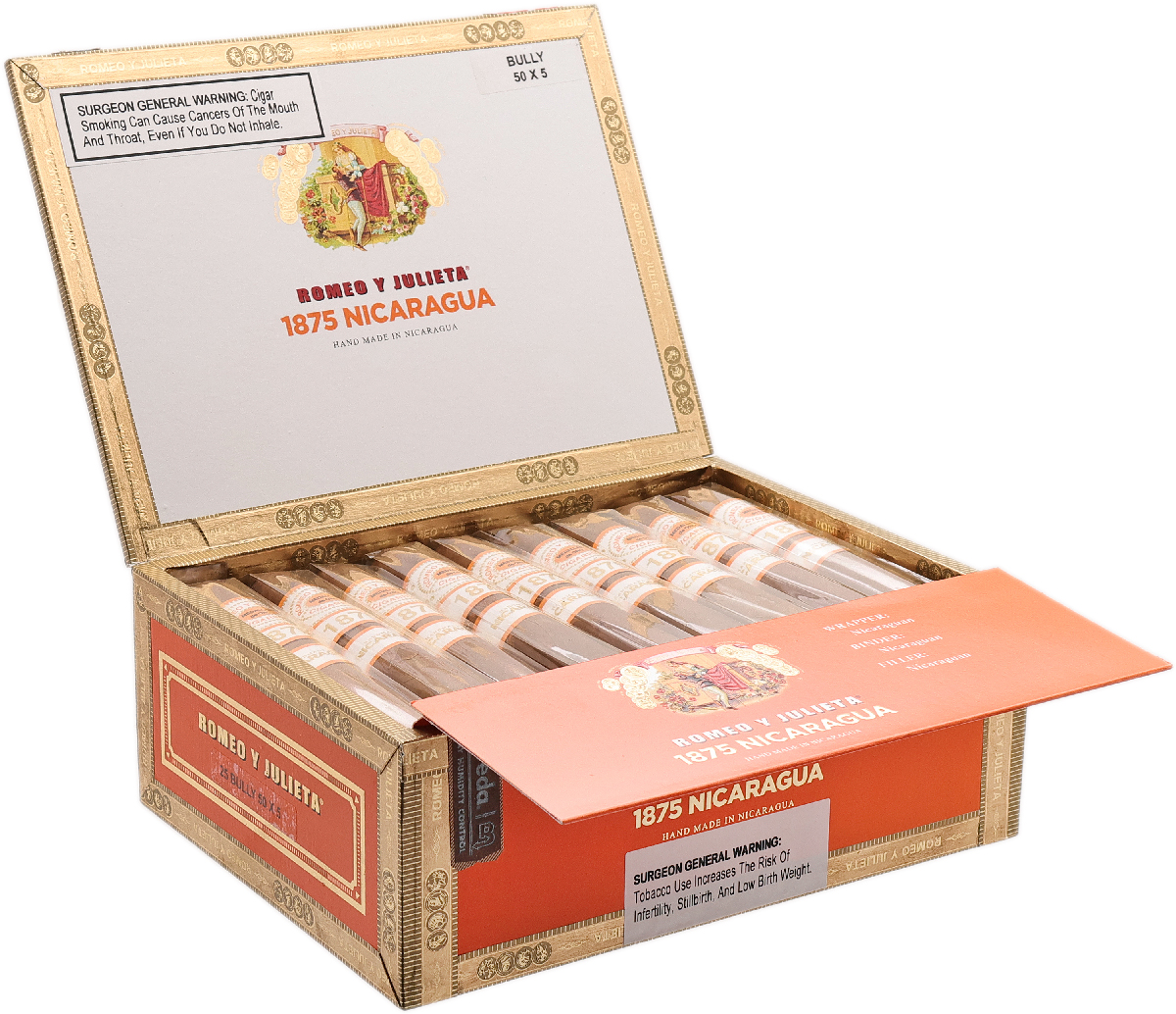 Romeo y Julieta 1875 Nicaragua Bully