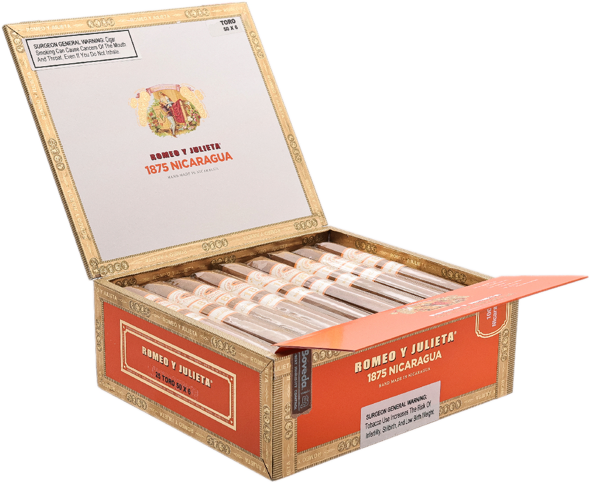 Romeo y Julieta 1875 Nicaragua Toro