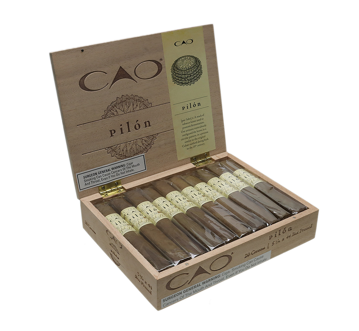 tobacco pilon CAO Robusto Pack of 5 Cigars CAO - Pilon - Robusto