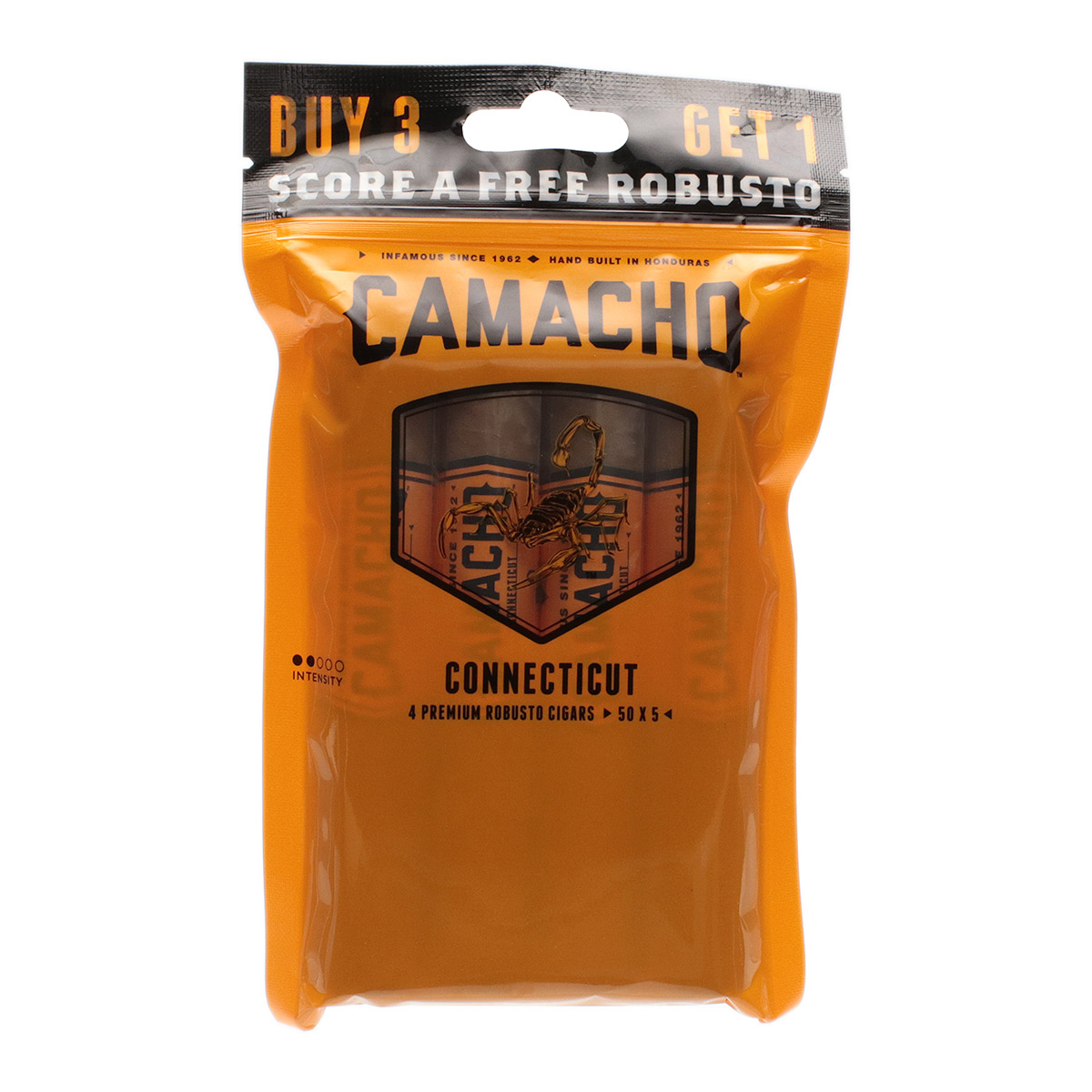 Camacho Fresh Pack Connecticut Robusto (4 Pack)