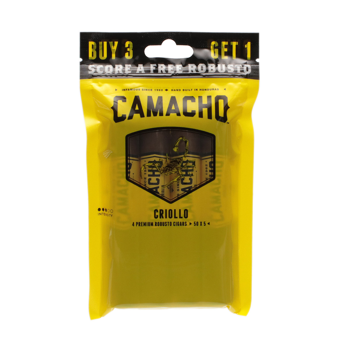Camacho Fresh Pack Criollo Robusto (4 Pack)