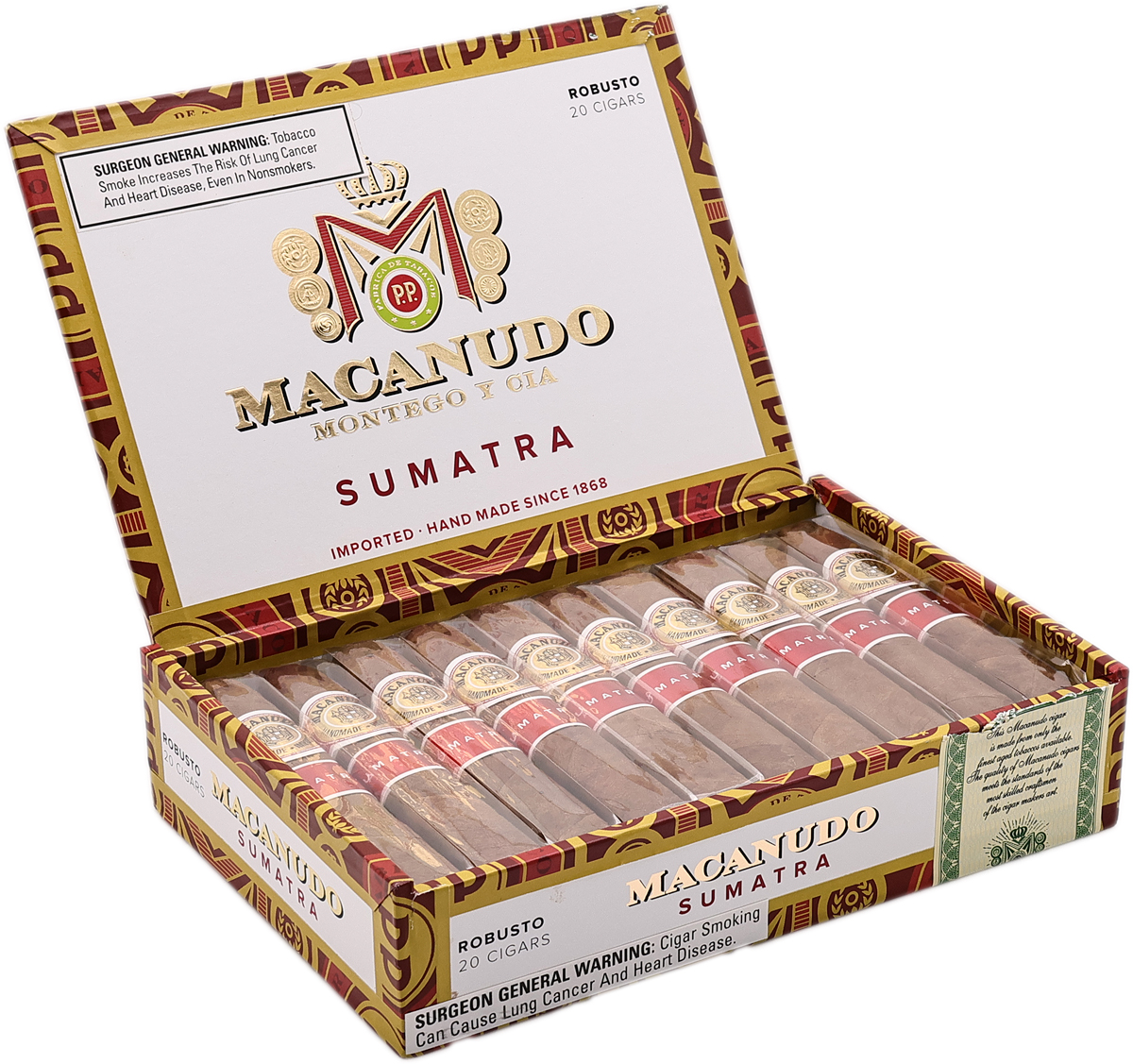 Macanudo Ecuadorian Sumatra Robusto