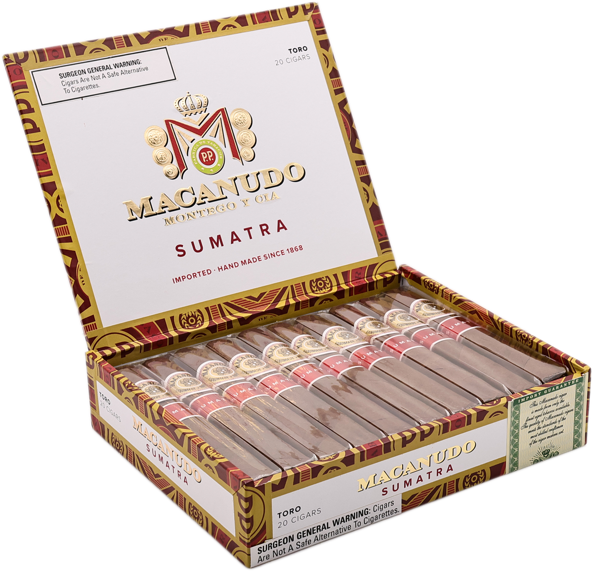 Macanudo Ecuadorian Sumatra Toro