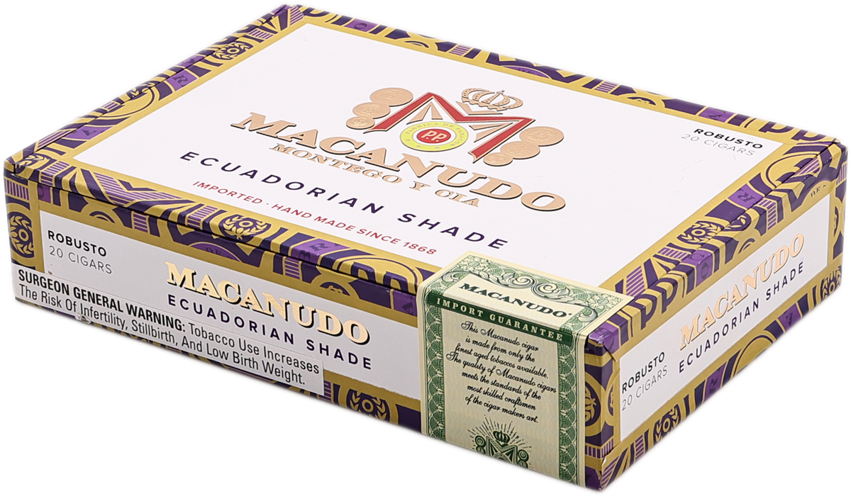Macanudo Ecuadorian Shade Robusto