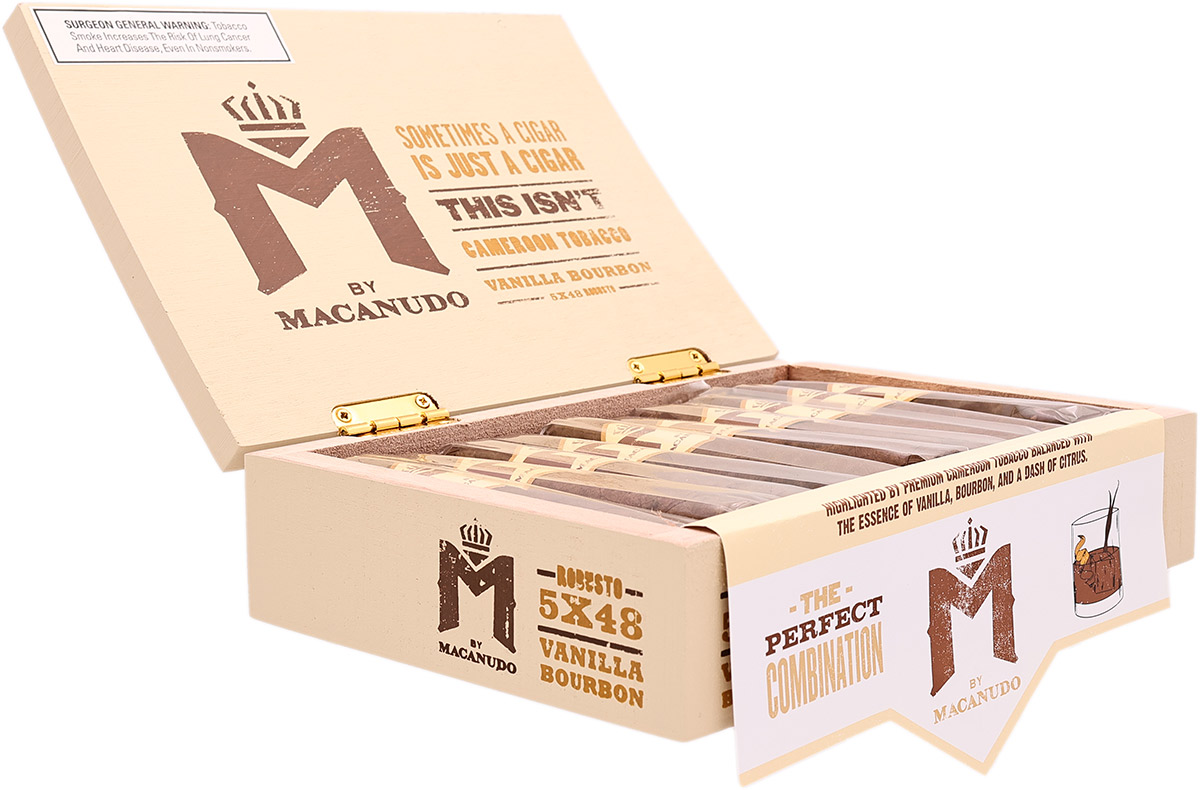 Macanudo M By Macanudo Vanilla Bourbon Robusto