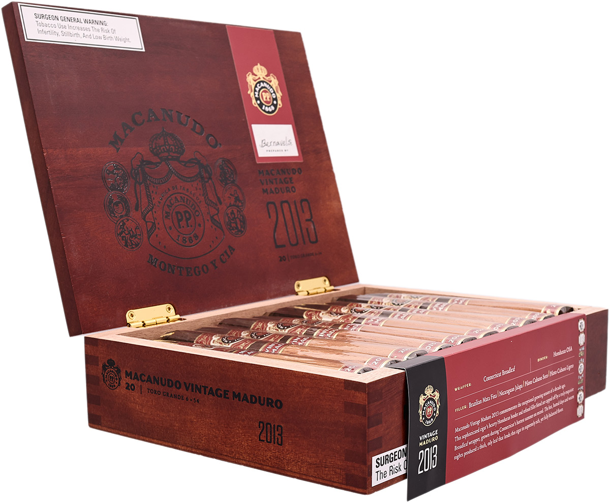 Macanudo Vintage 2013 Maduro Toro Grande