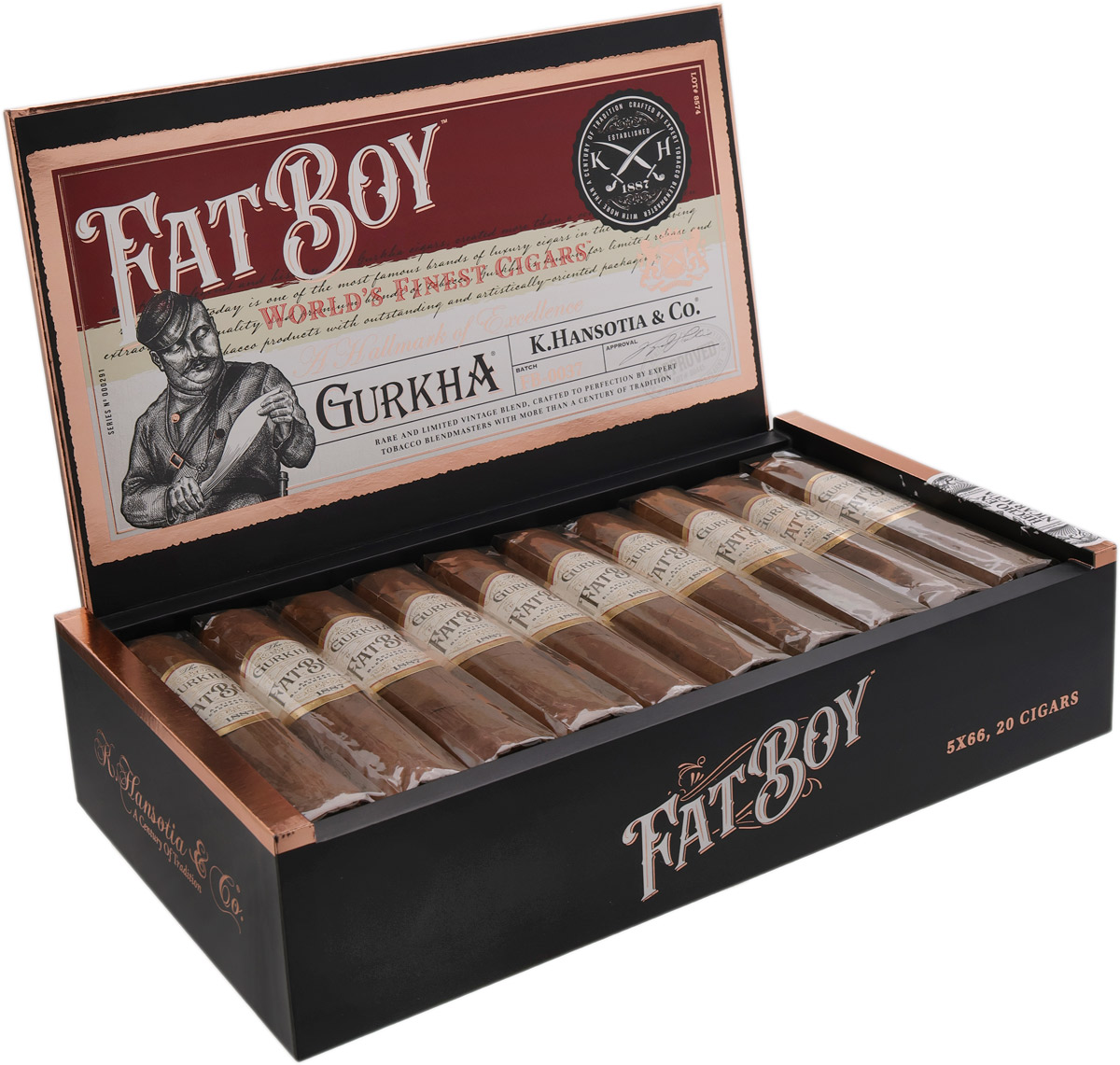 Gurkha Fat Boy Habano 5x66