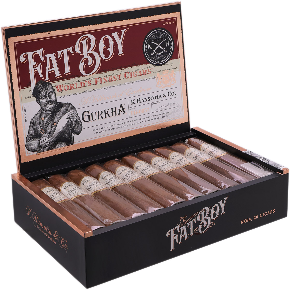 Gurkha Fat Boy Habano 6x66