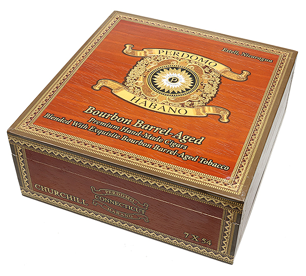Perdomo Habano Bourbon Barrel-Aged Connecticut Churchill