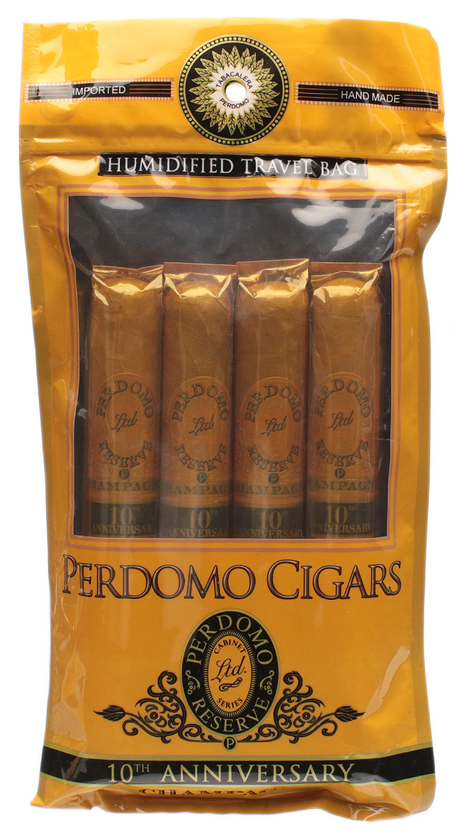 Perdomo Humidified Bag Reserve 10th Anniversary Champagne (4 Pack)