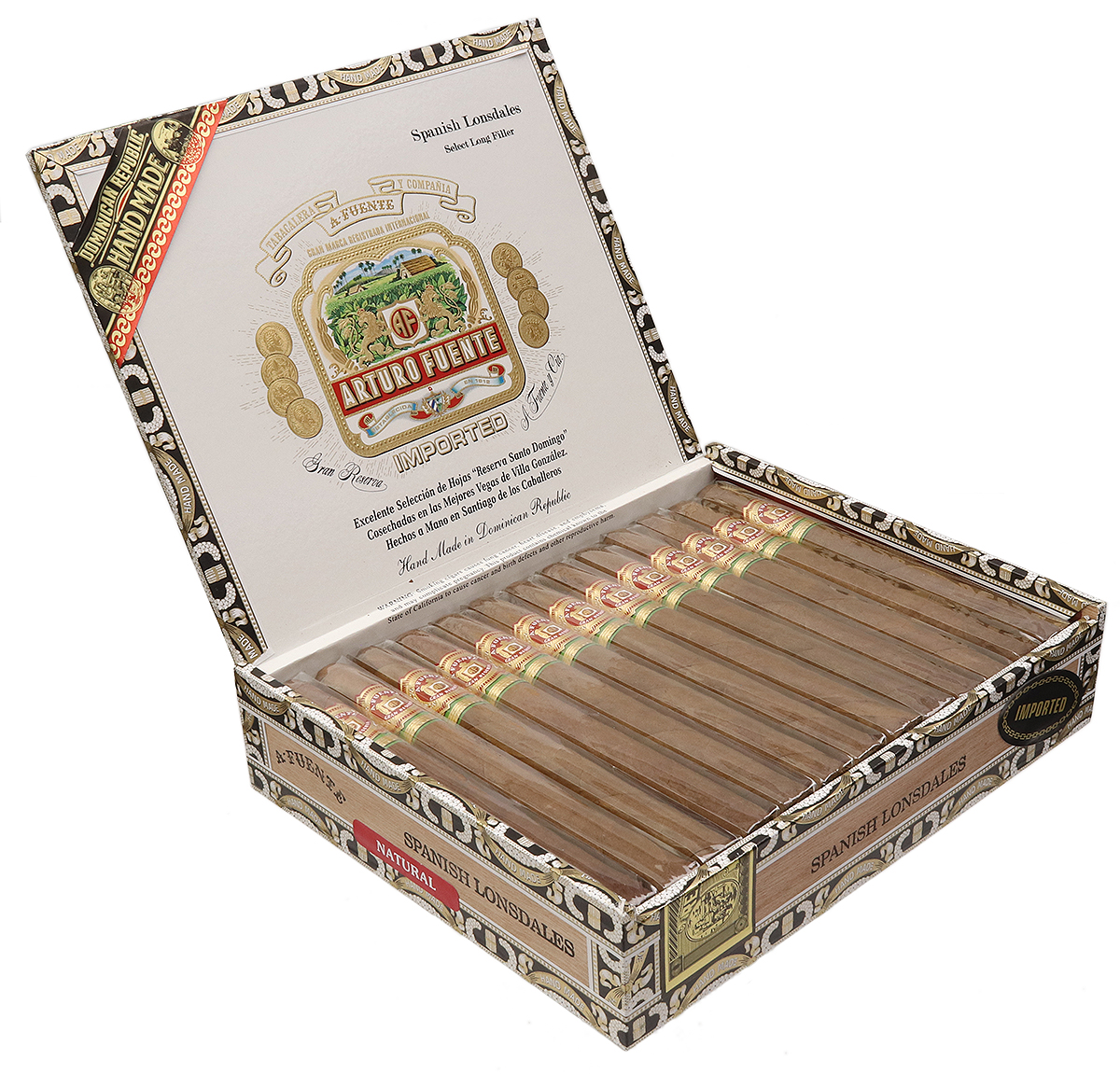 Arturo Fuente Gran Reserva Spanish Lonsdales Natural