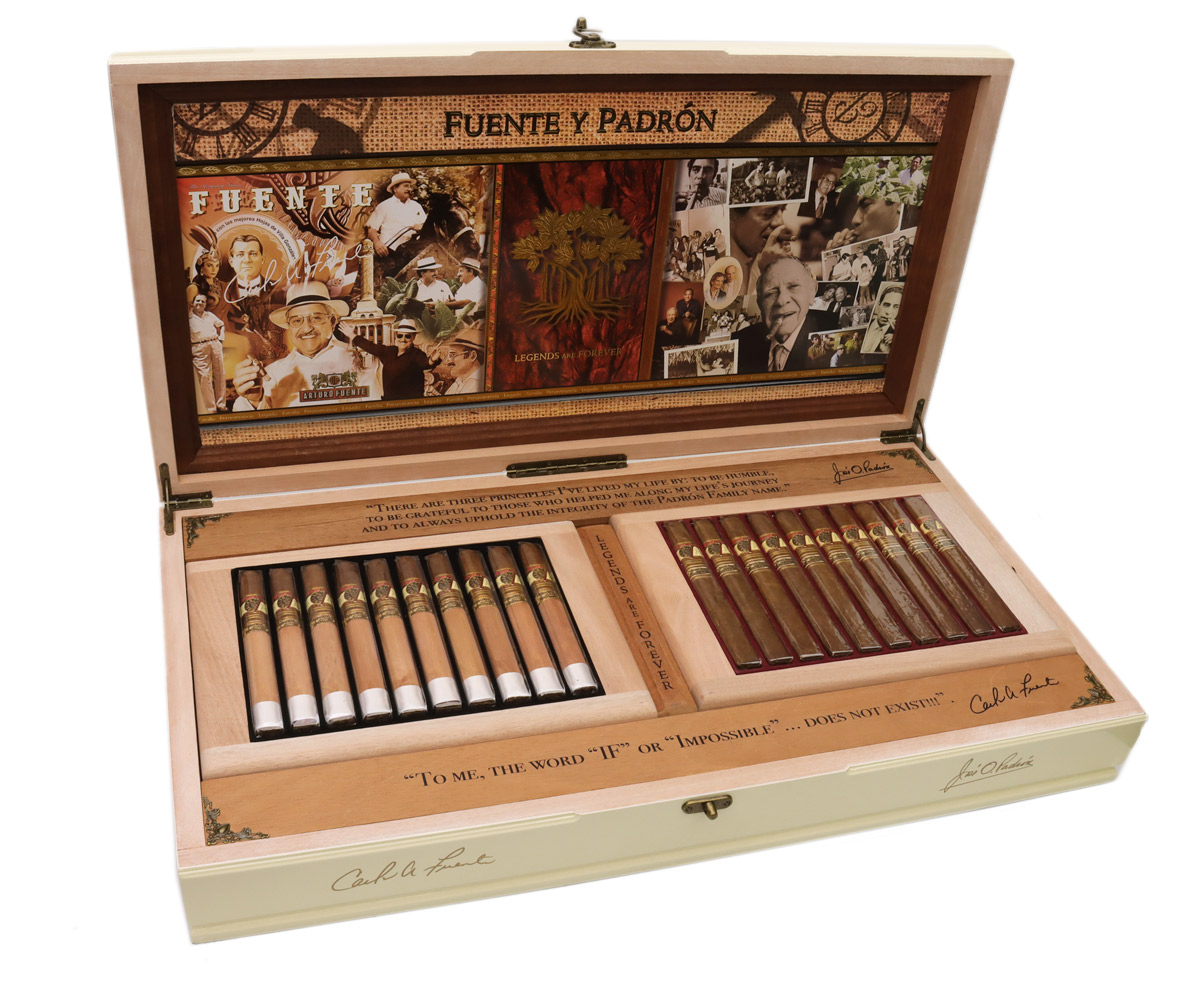 Padron Fuente y Padrón Legends Humidor (Box of 40)