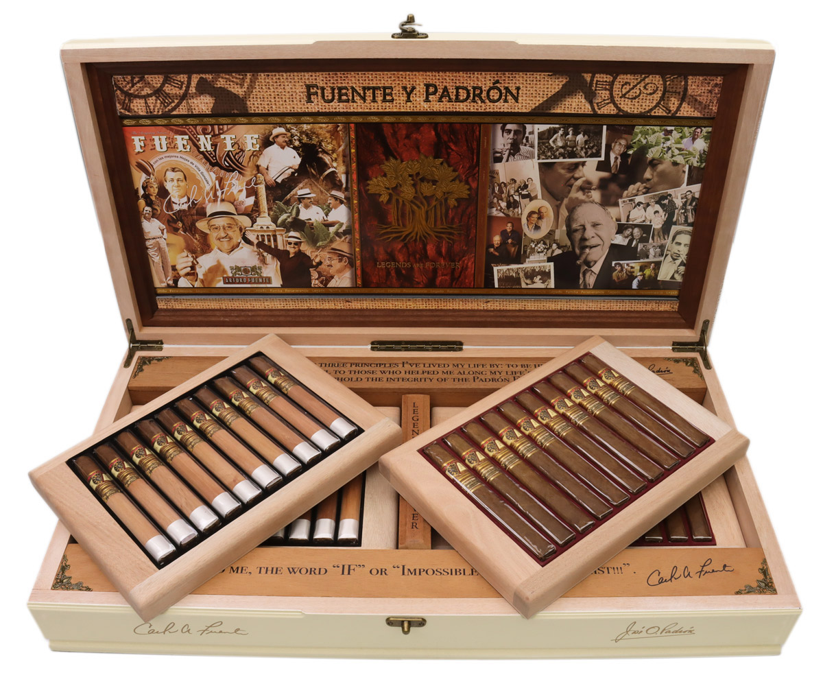 Padron Fuente y Padrón Legends Humidor (Box of 40)