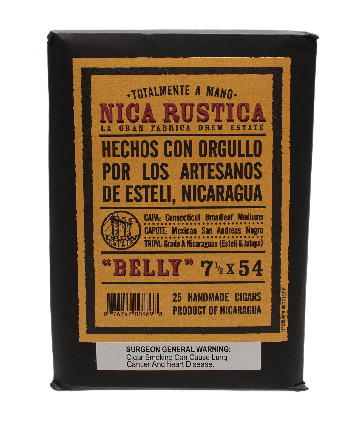 Drew Estate Nica Rustica Broadleaf Belly